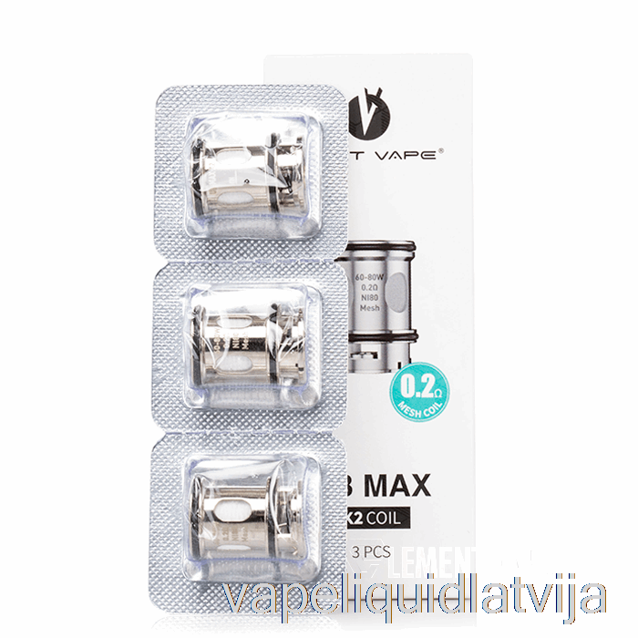 Pazudis Vape Ub Max Rezerves Spoles 0.2ohm Ub Max X2 Spoles Vape šķidrums